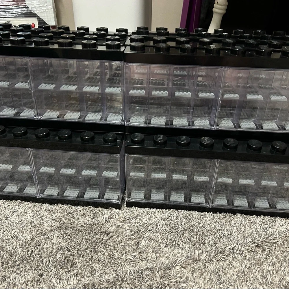 Custom listing for a101licia68 Lego Black and Clear Minifigure Display Case x7 - Picture 4 of 12